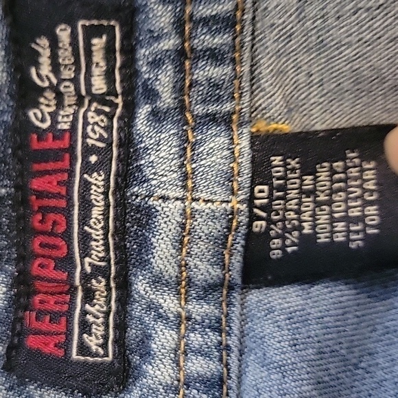 AREOPOSTALE jean shorts.  Good condition.  Size 9/10. - Picture 7 of 7